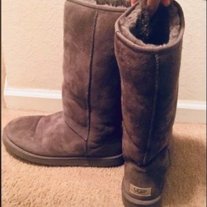 Tall Grey UGG Boots Size 11